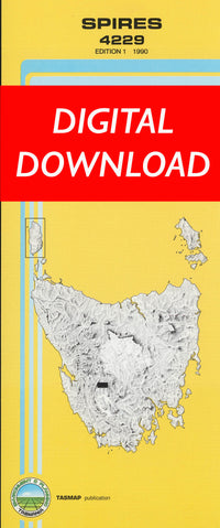 Cover of digital Spires 4229 1:25 000 map