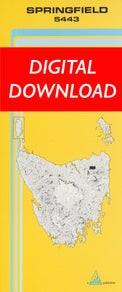 Cover of digital Springfield 5443 1:25 000 map