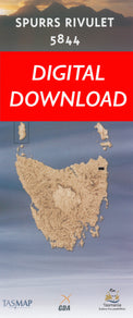 Cover of digital Spurrs Rivulet 5844 1:25 000 map