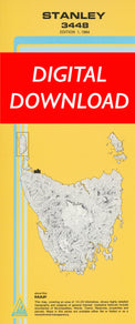 Cover of digital Stanley 3448 1:25 000 map