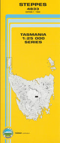 Cover of Steppes 4833 1:25 000 map