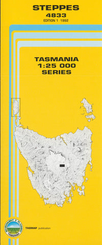 Cover of Steppes 4833 1:25 000 map