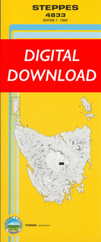 Cover of digital Steppes 4833 1:25 000 map