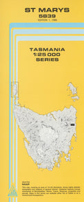 Cover of St Marys 5839 1:25 000 map