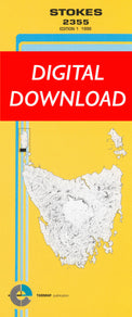 Cover of digital Stokes 2355 1:25 000 map