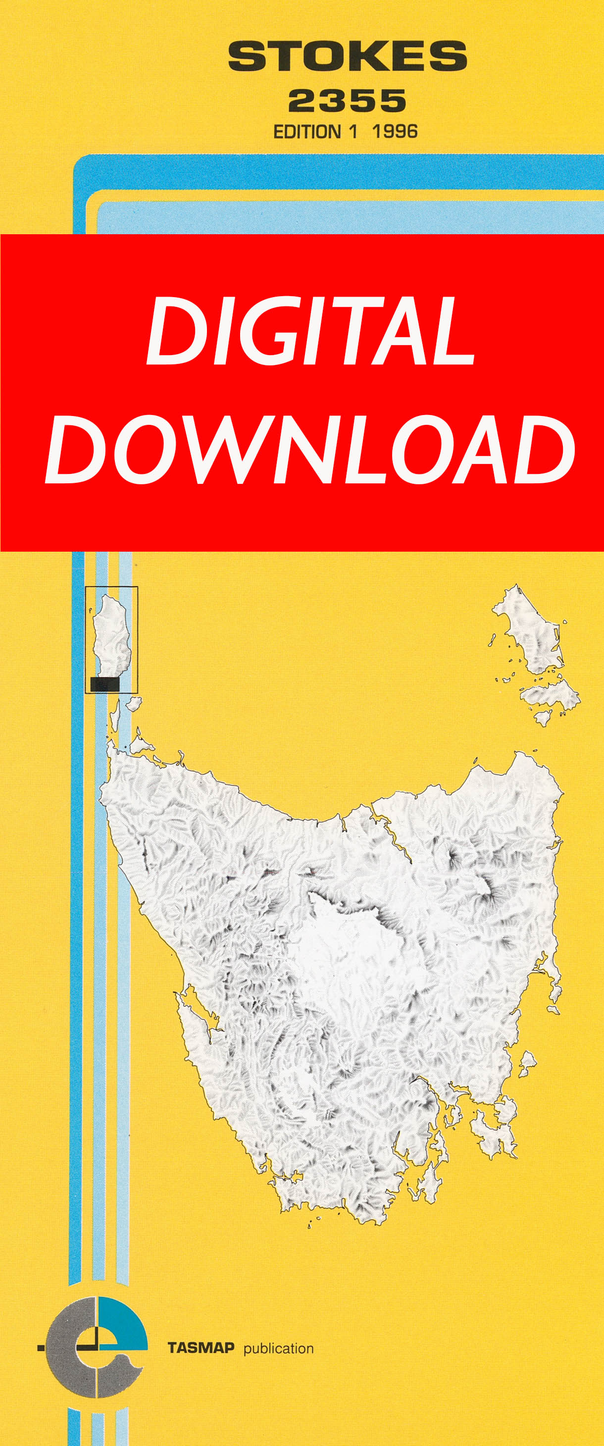 Cover of digital Stokes 2355 1:25 000 map