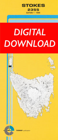 Cover of digital Stokes 2355 1:25 000 map