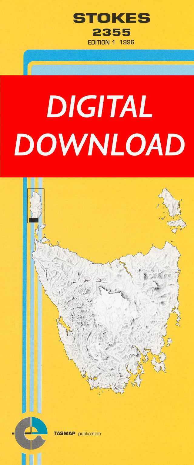 Cover of digital Stokes 2355 1:25 000 map