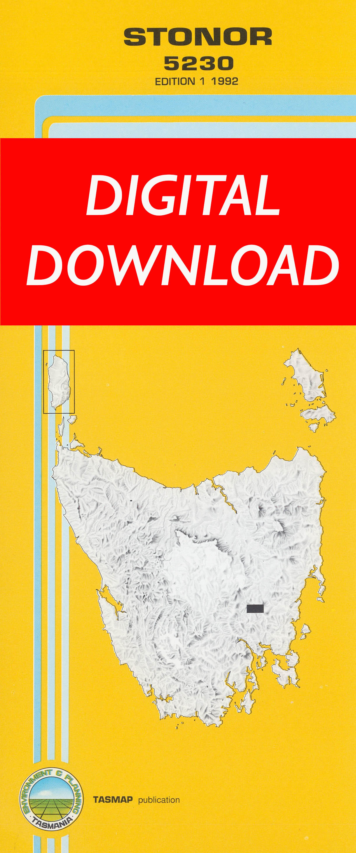 Cover of digital Stonor 5230 1:25 000 map