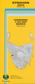 Cover of Strahan 3633 1:25 000 map