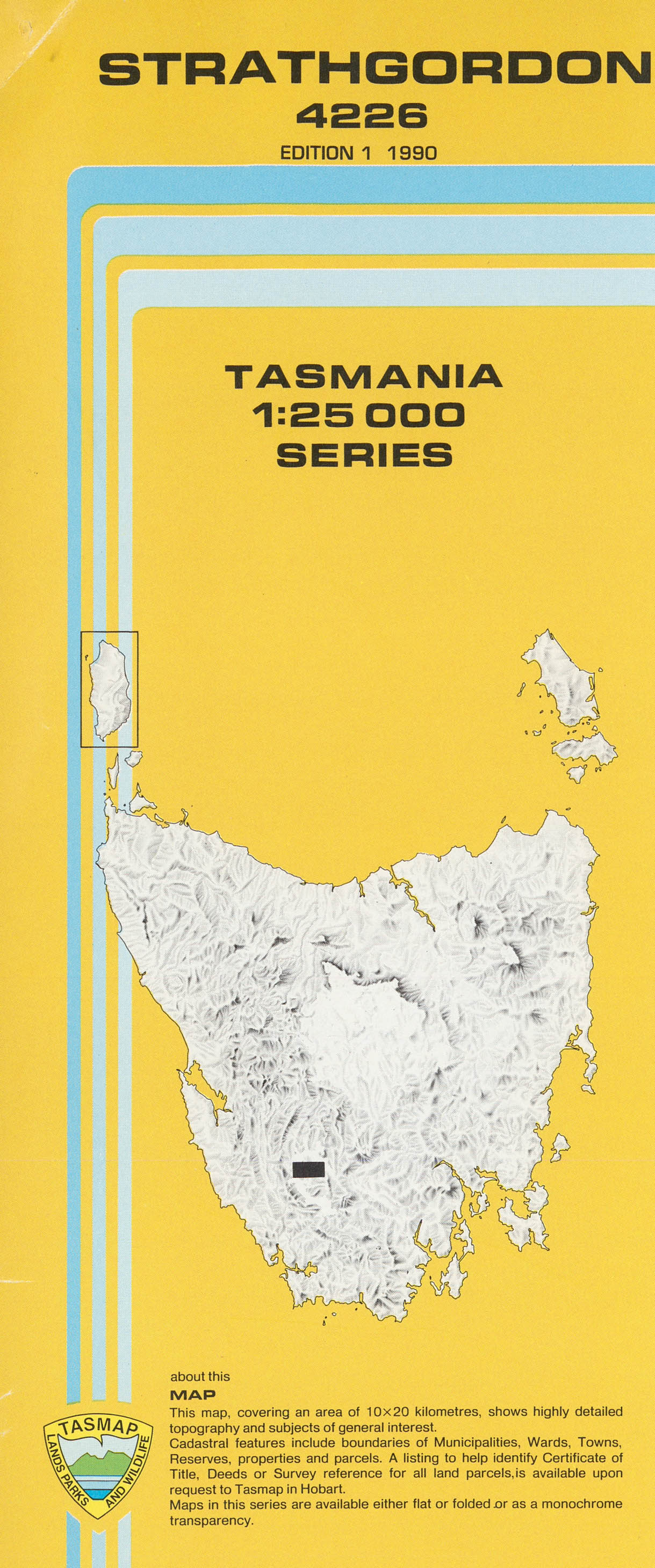 Cover of Strathgordon 4226 1:25 000 map