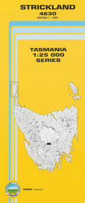 Cover of Strickland 4630 1:25 000 map