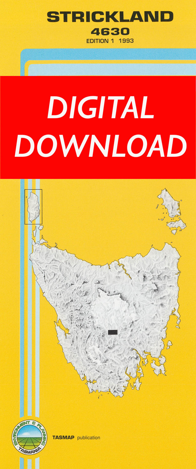 Cover of digital Strickland 4630 1:25 000 map