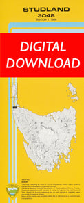 Cover of digital Studland 3048 1:25 000 map