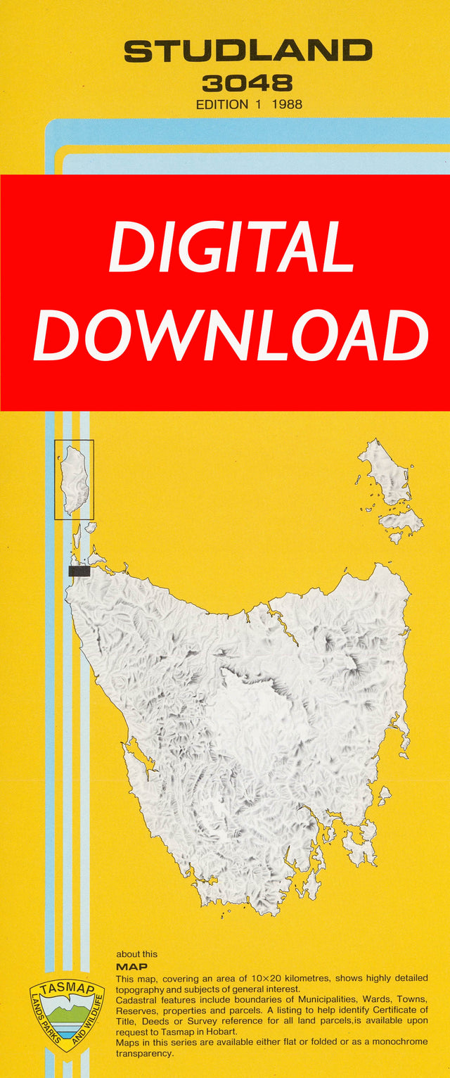 Cover of digital Studland 3048 1:25 000 map