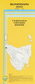 Cover of Sundown 3044 1:25 000 map