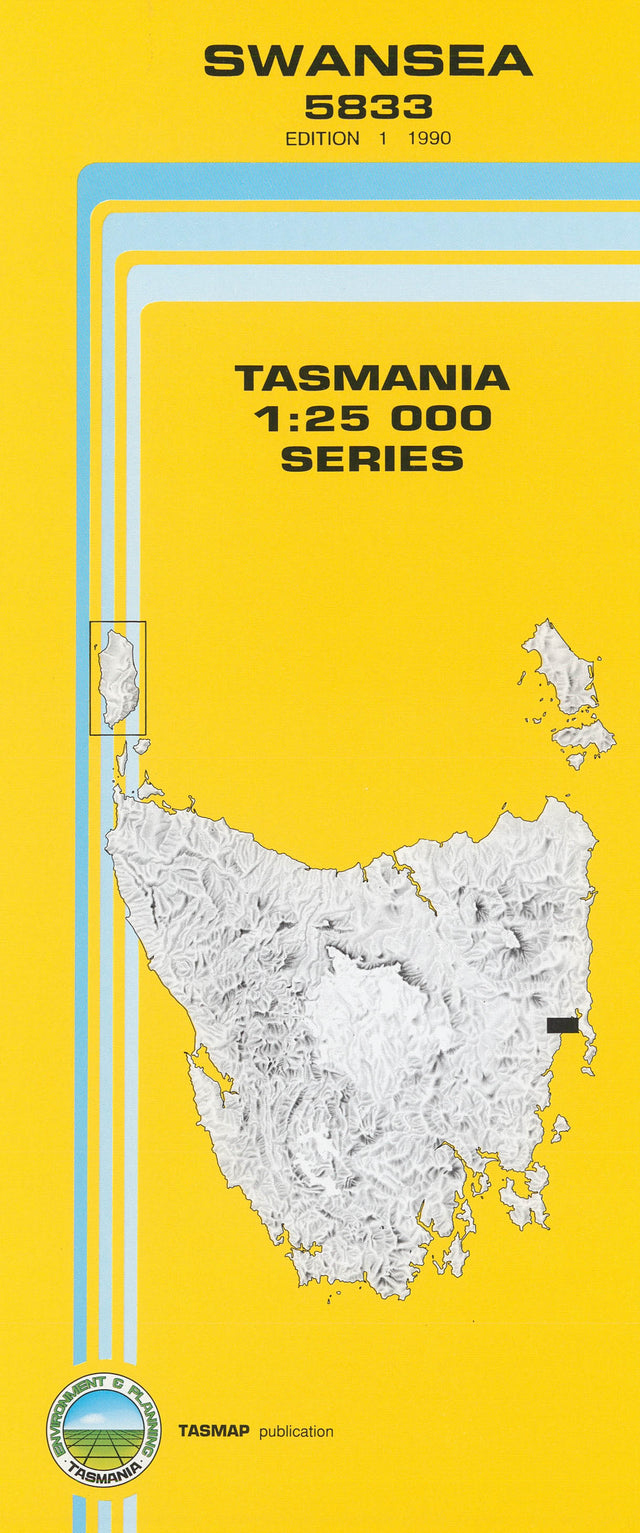 Cover of Swansea 5833 1:25 000 map
