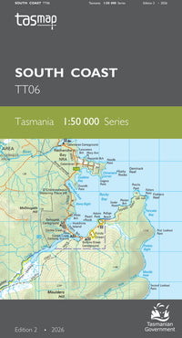South Coast 1:50 000 Topographic Map