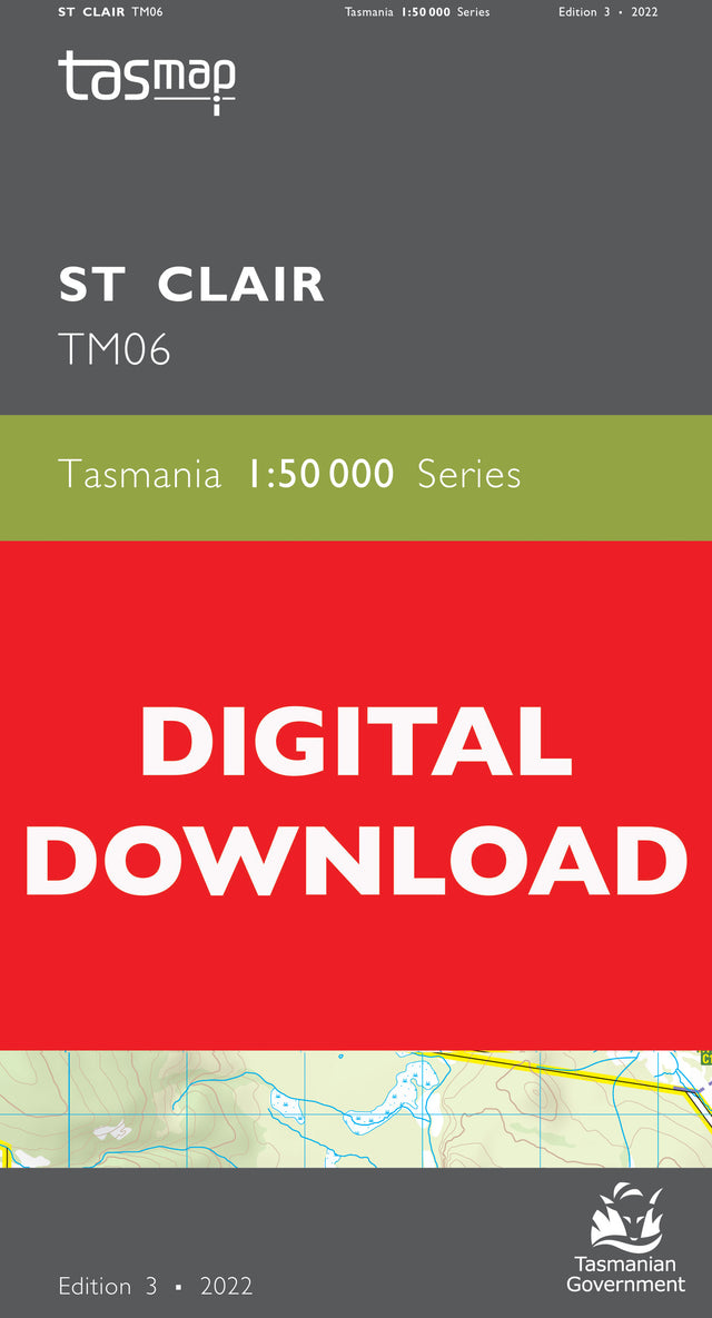 Cover of digital St Clair TM06 1:50 000 Series map