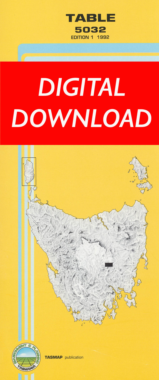 Cover of digital Table 5032 1:25 000 map