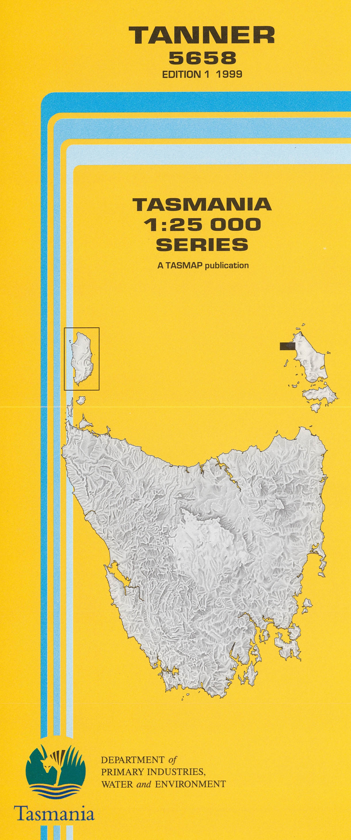 Cover of Tanner 5658 1:25 000 map