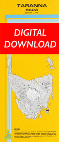 Cover of digital Taranna 5623 1:25 000 map