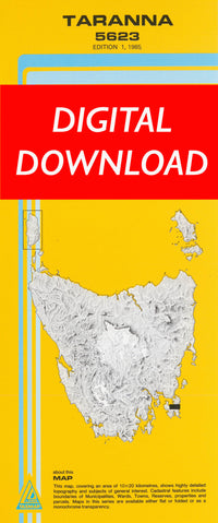 Cover of digital Taranna 5623 1:25 000 map