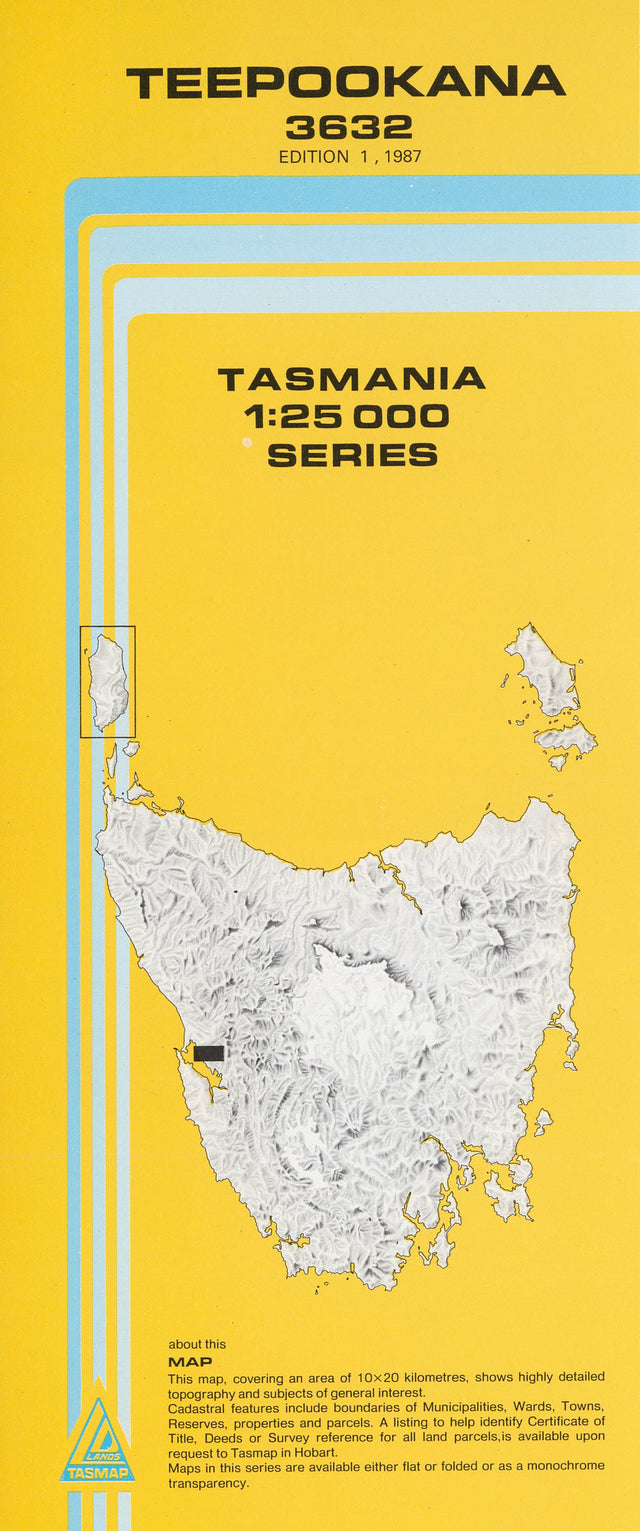 Cover of Teepookana 3632 1:25 000 map