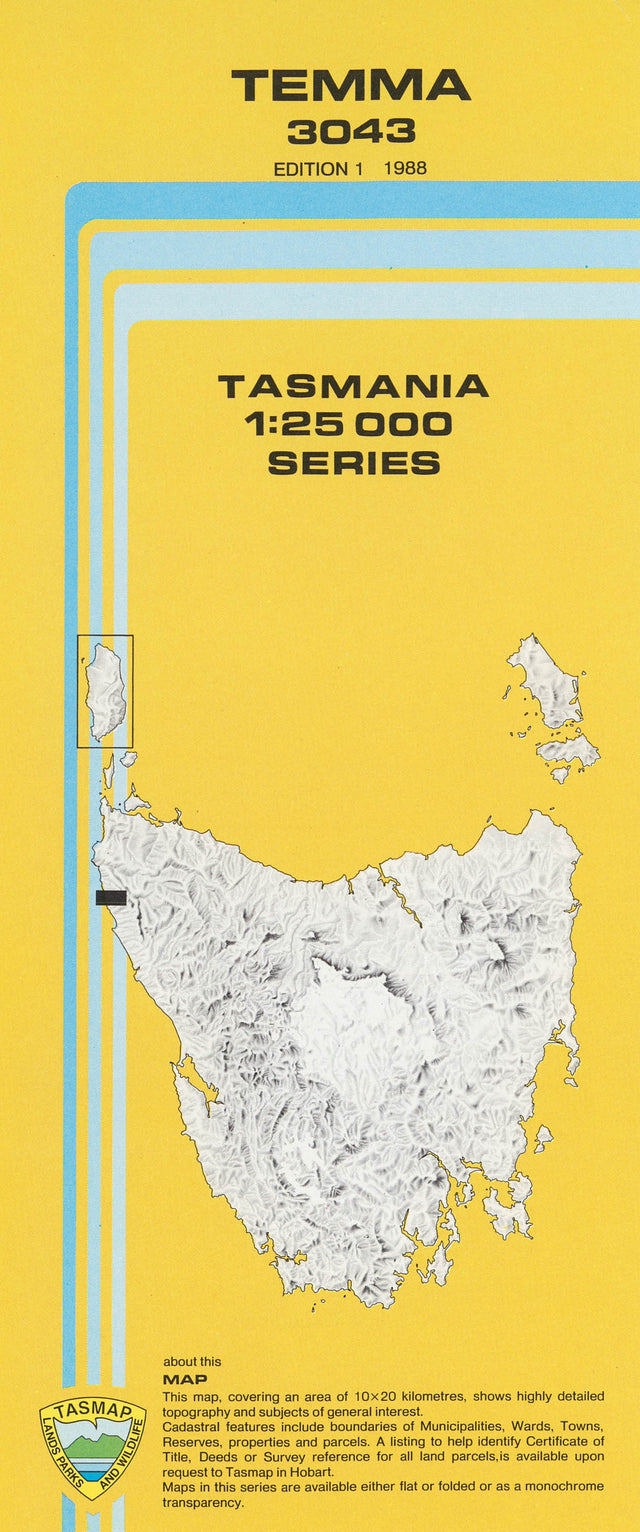 Cover of Temma 3043 1:25 000 map