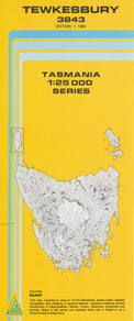 Cover of Tewkesbury 3843 1:25 000 map