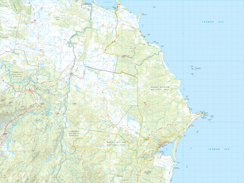 Thumbnail of Mount William TH10 1:50 000 Series map