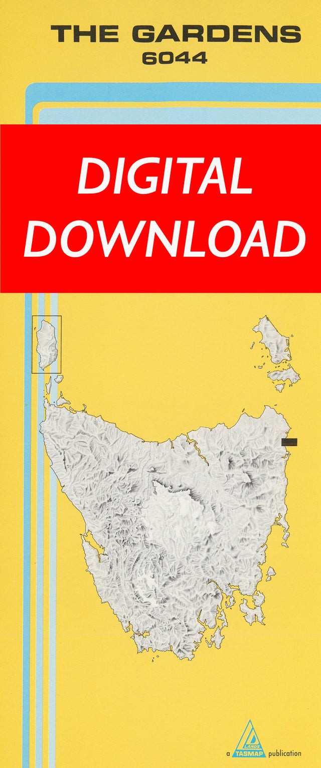 Cover of digital The Gardens 6044 1:25 000 map