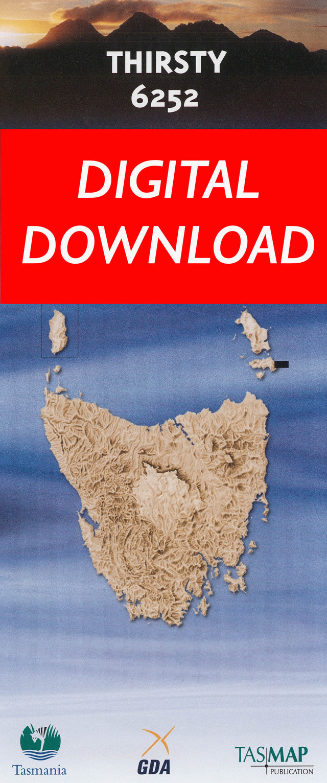 Cover of digital Thirsty 6252 1:25 000 map