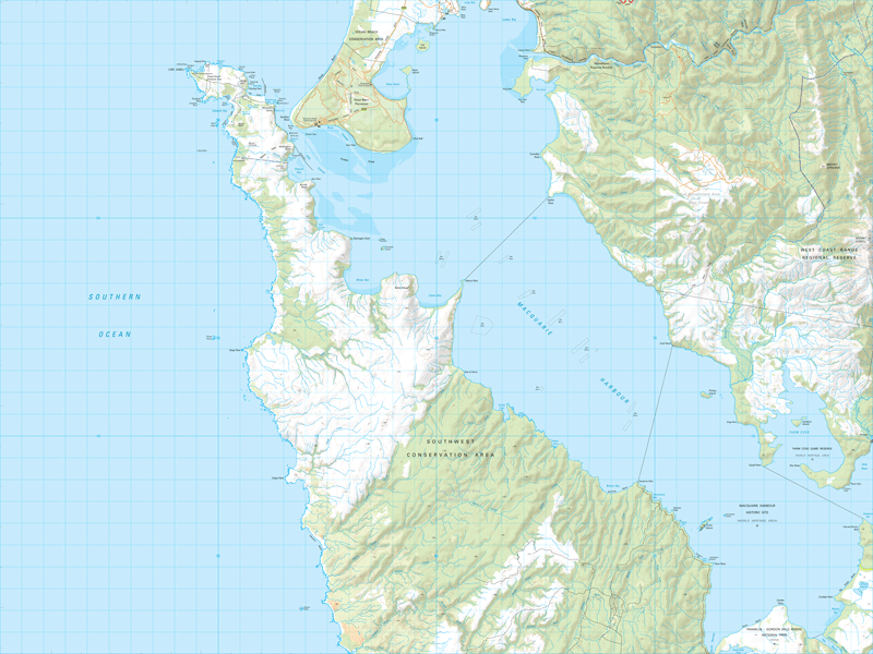 Thumbnail of Macquarie Harbour TN04 1:50 000 Series map