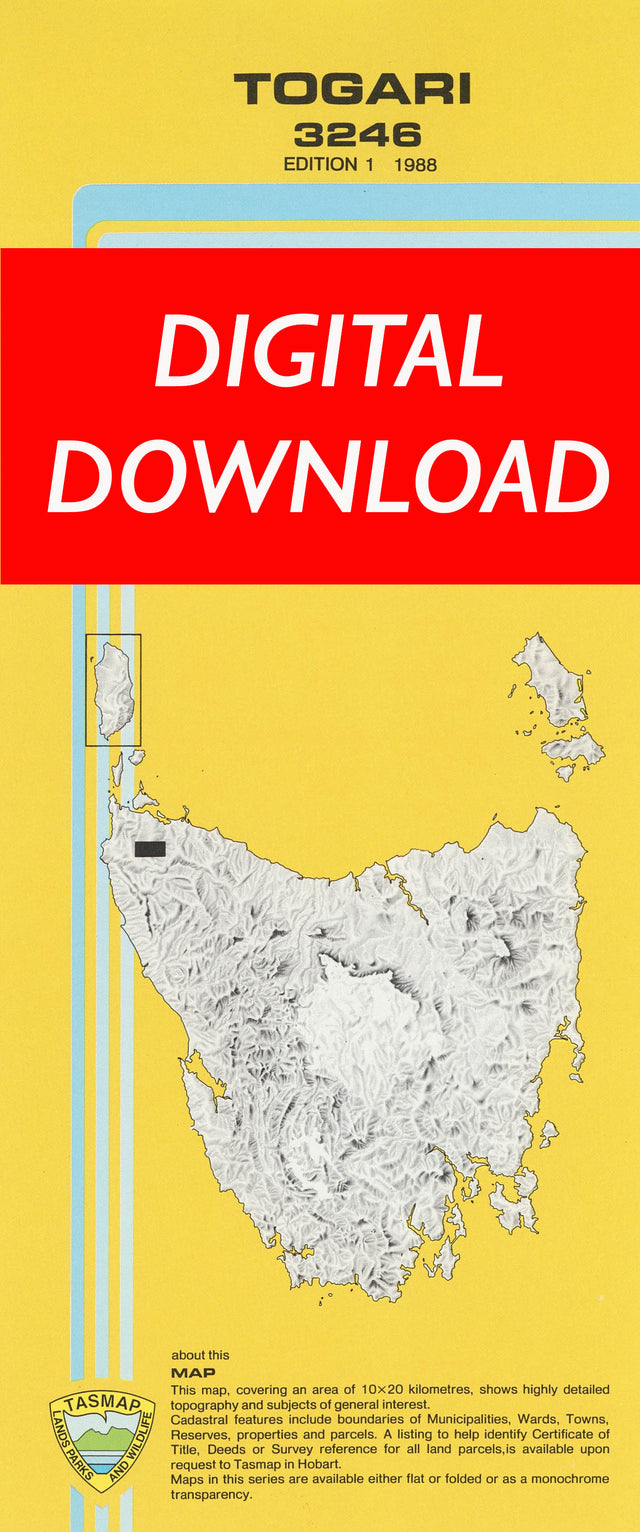 Cover of digital Togari 3246 1:25 000 map