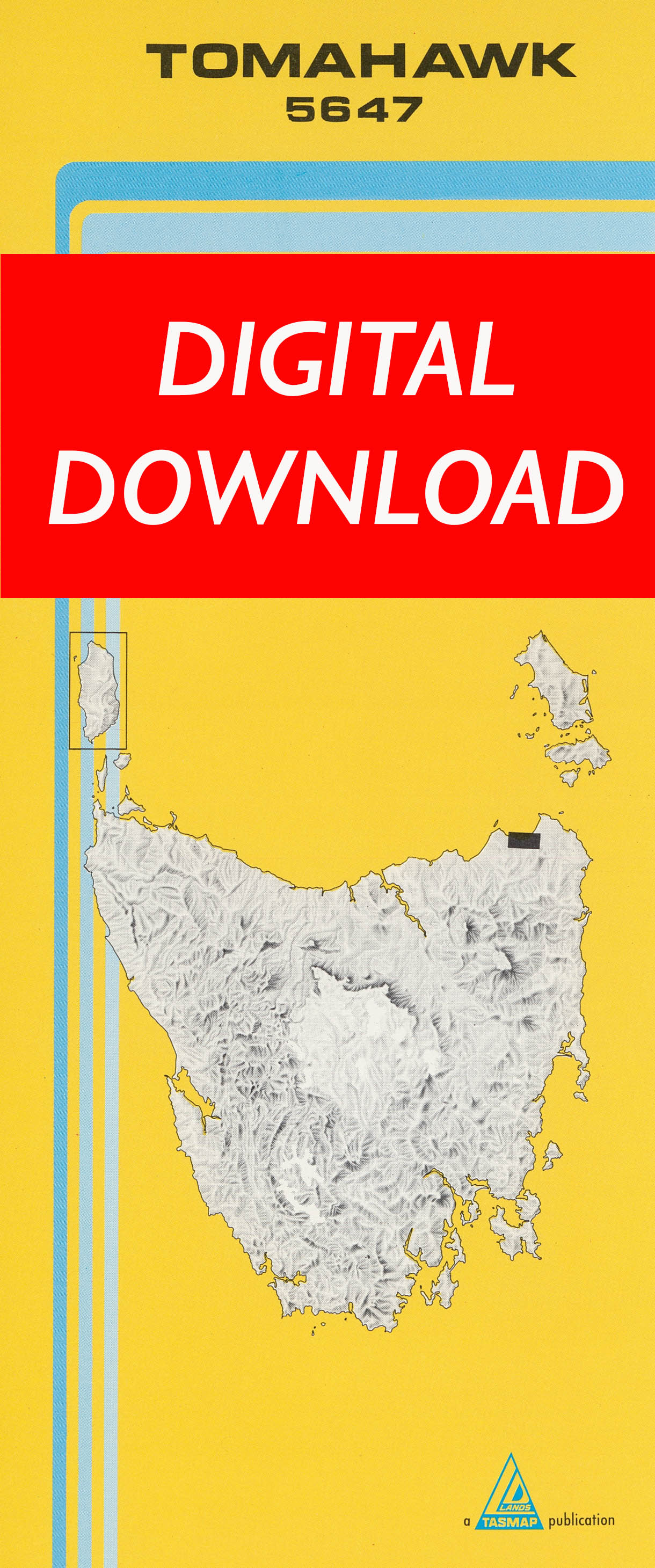 Cover of digital Tomahawk 5647 1:25 000 map