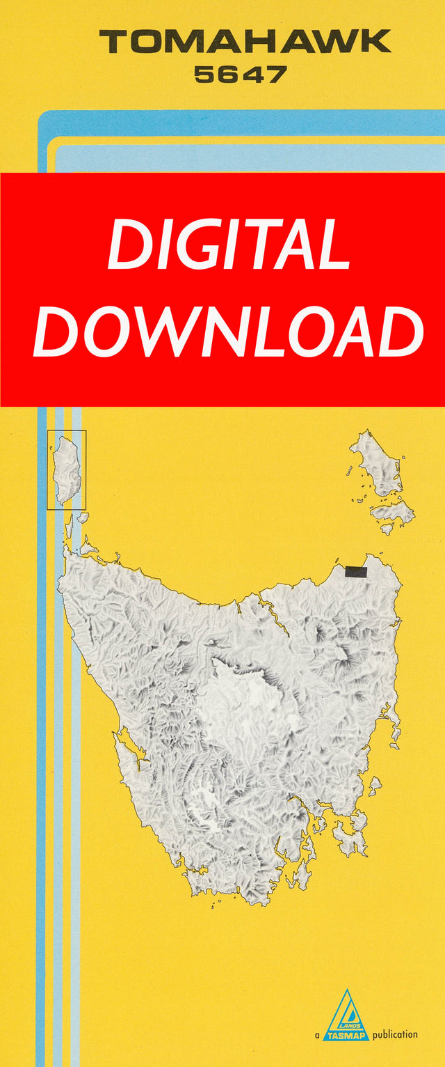 Cover of digital Tomahawk 5647 1:25 000 map