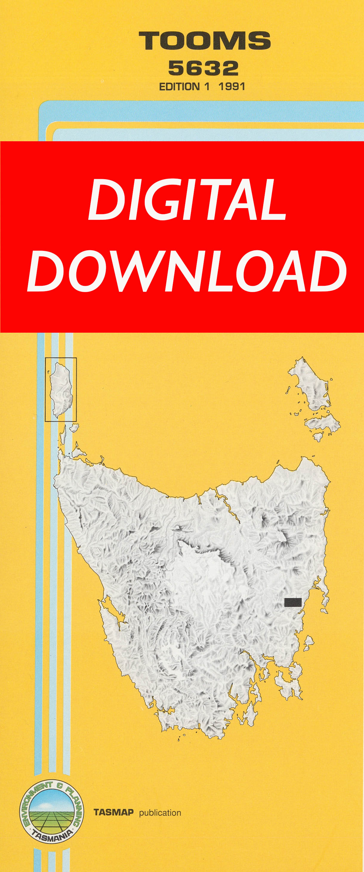 Cover of digital Tooms 5632 1:25 000 map