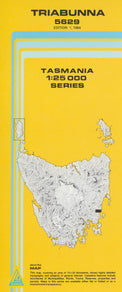 Cover of Triabunna 5629 1:25 000 map