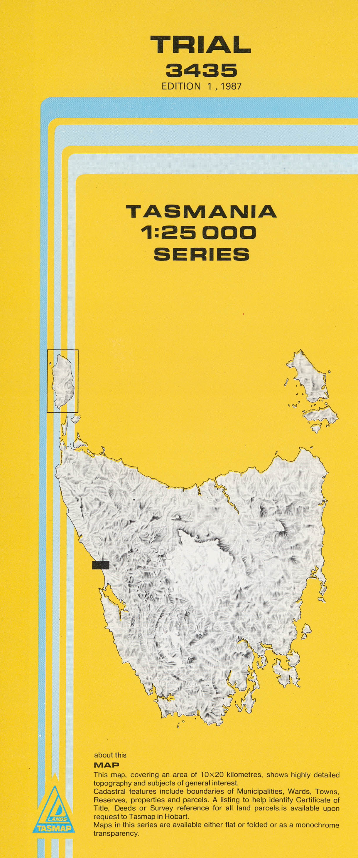 Cover of Trial 3435 1:25 000 map