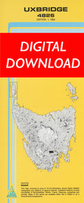 Cover of digital Uxbridge 4826 1:25 000 map