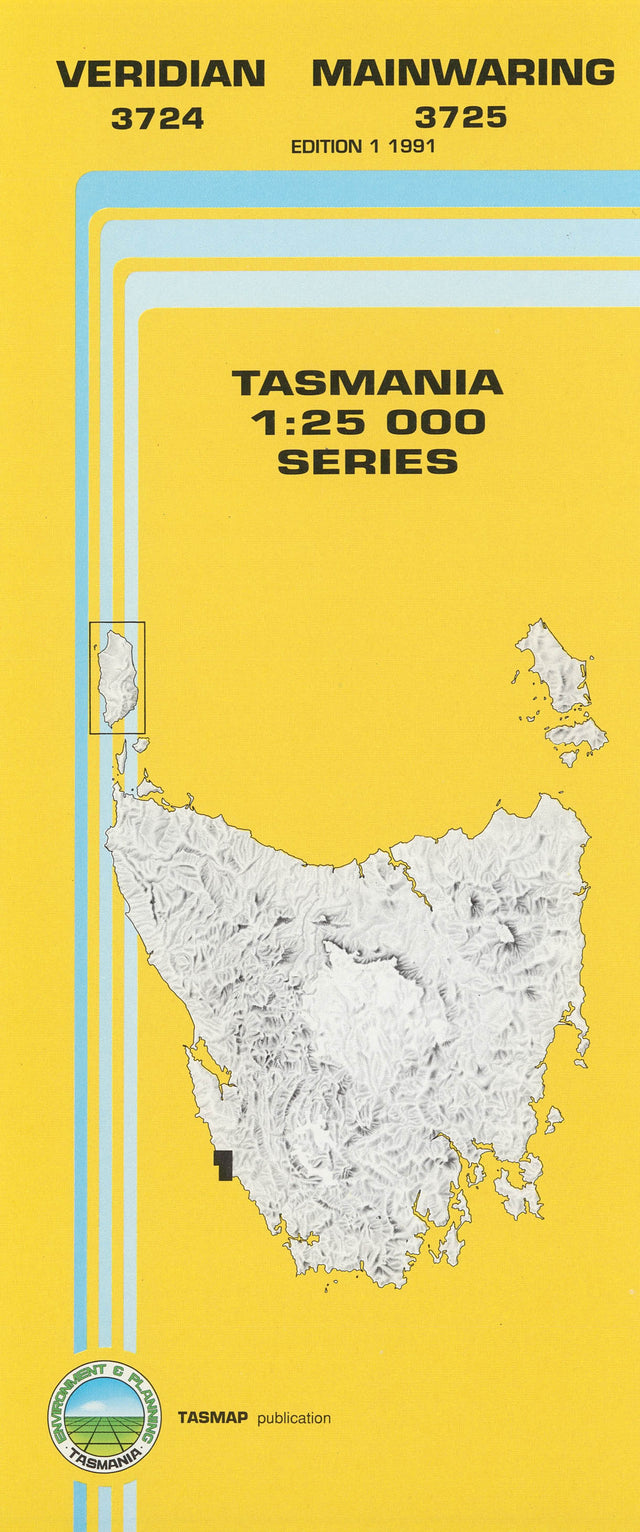 Cover of Veridian-Mainwaring 3724-3725 1:25 000 map