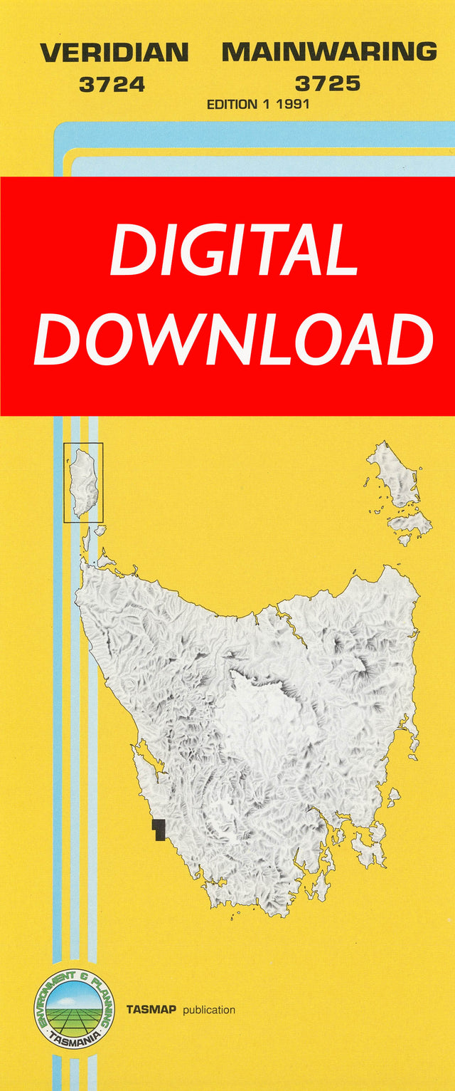 Cover of digital Veridian-Mainwaring 3724-3725 1:25 000 map