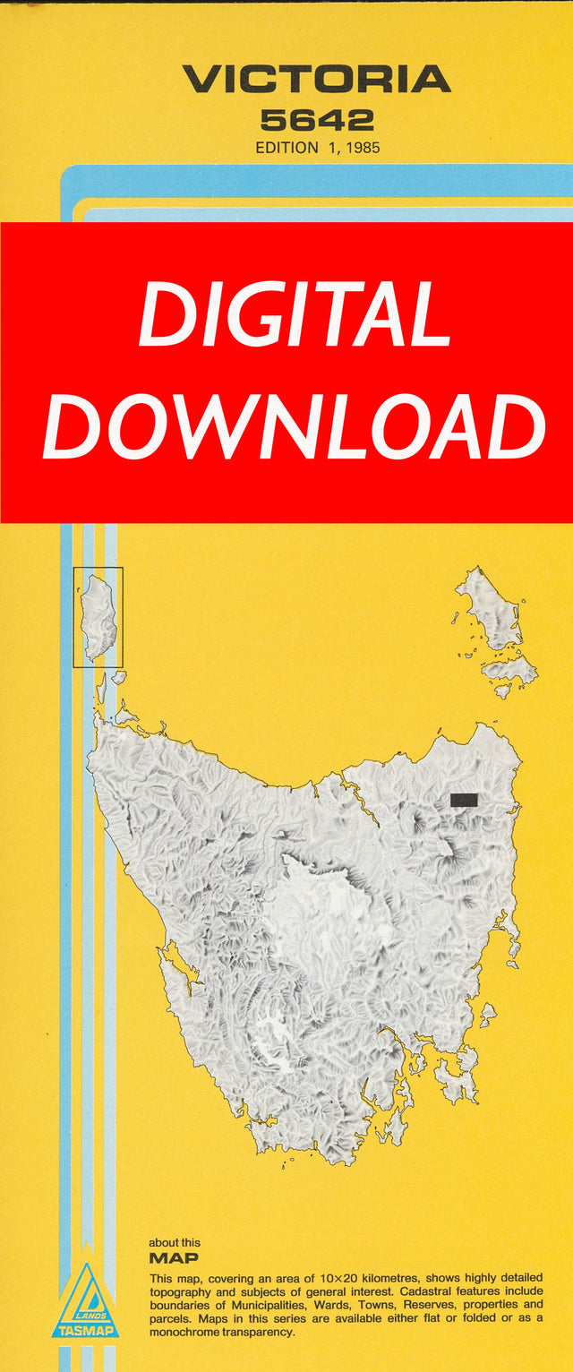 Cover of digital Victoria 5642 1:25 000 map