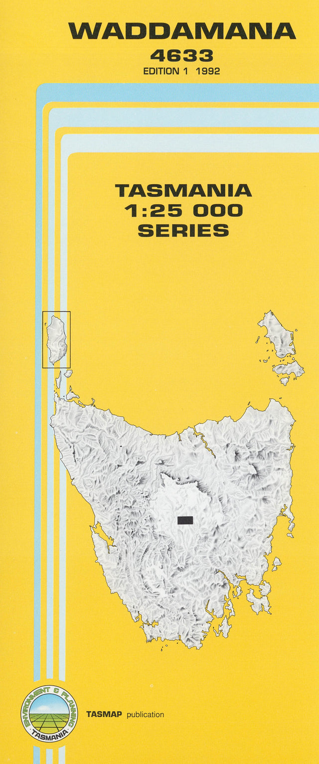 Cover of Waddamana 4633 1:25 000 map