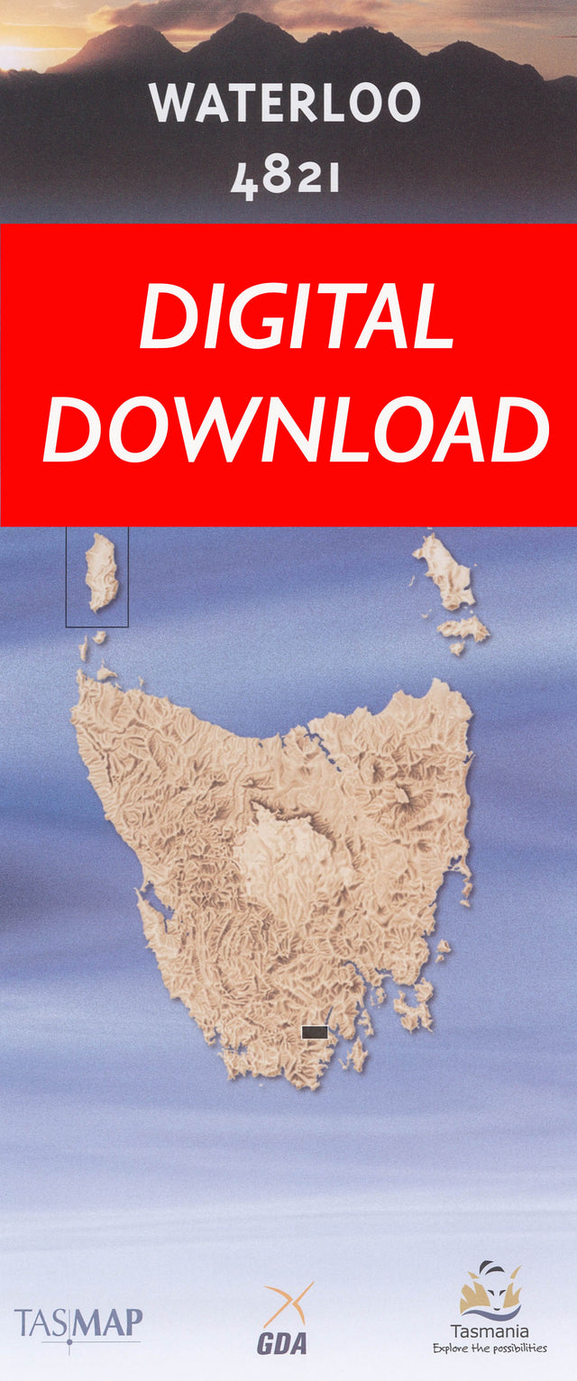 Cover of digital Waterloo 4821 1:25 000 map