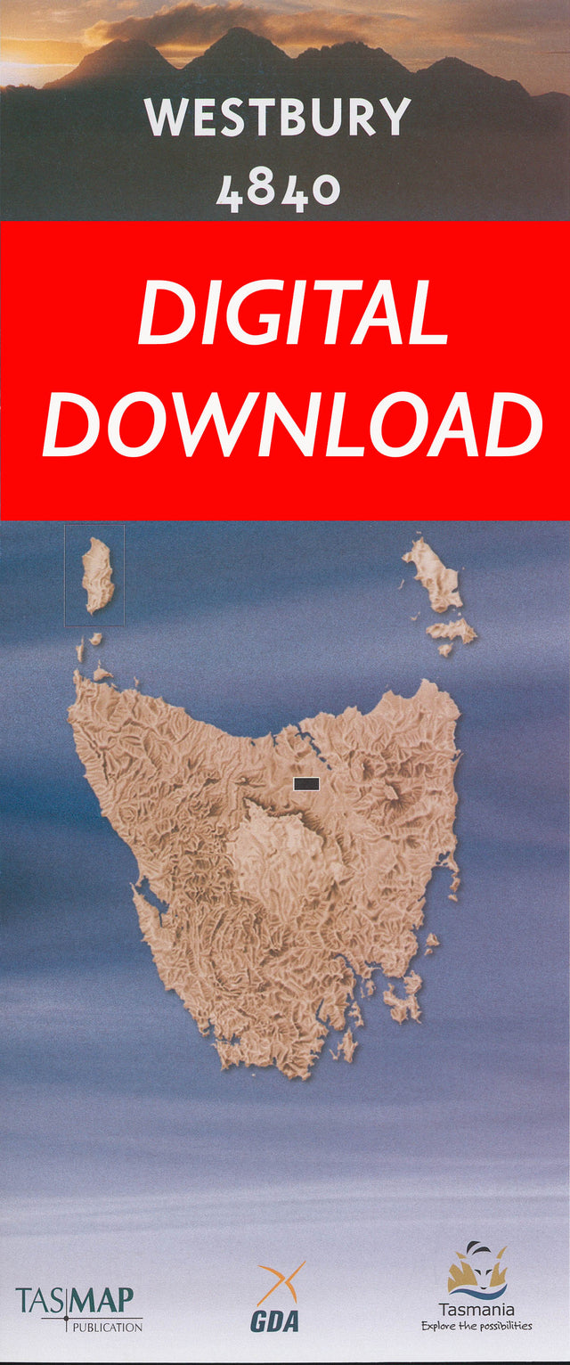 Cover of digital Westbury 4840 1:25 000 map