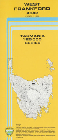 Cover of West Frankford 4642 1:25 000 map