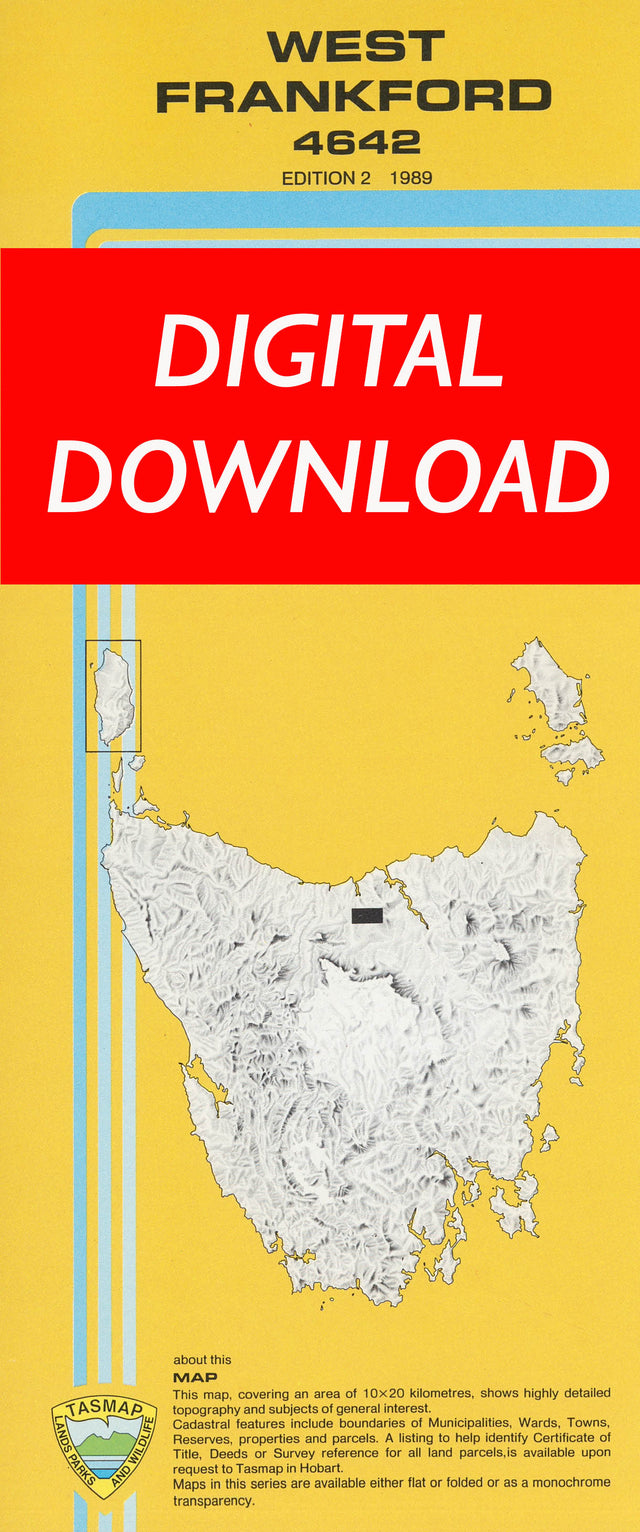 Cover of digital West Frankford 4642 1:25 000 map