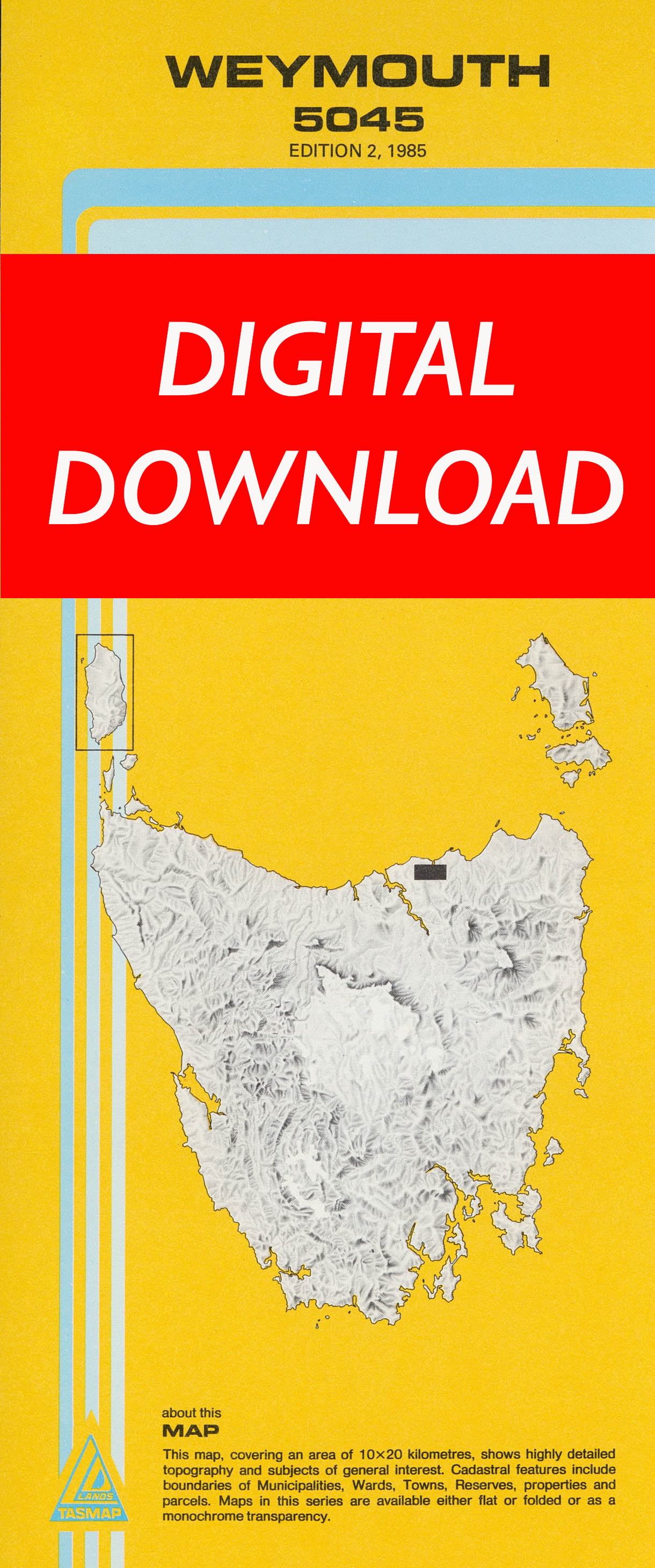Cover of digital Weymouth 5045 1:25 000 map